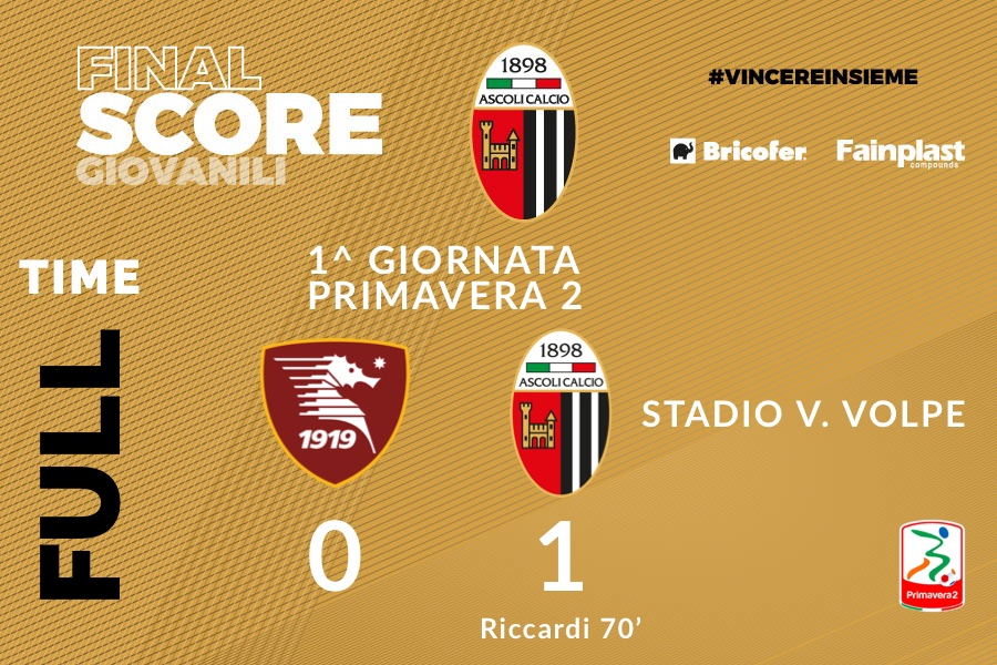 PRIMAVERA 2 | SALERNITANA – ASCOLI 0-1