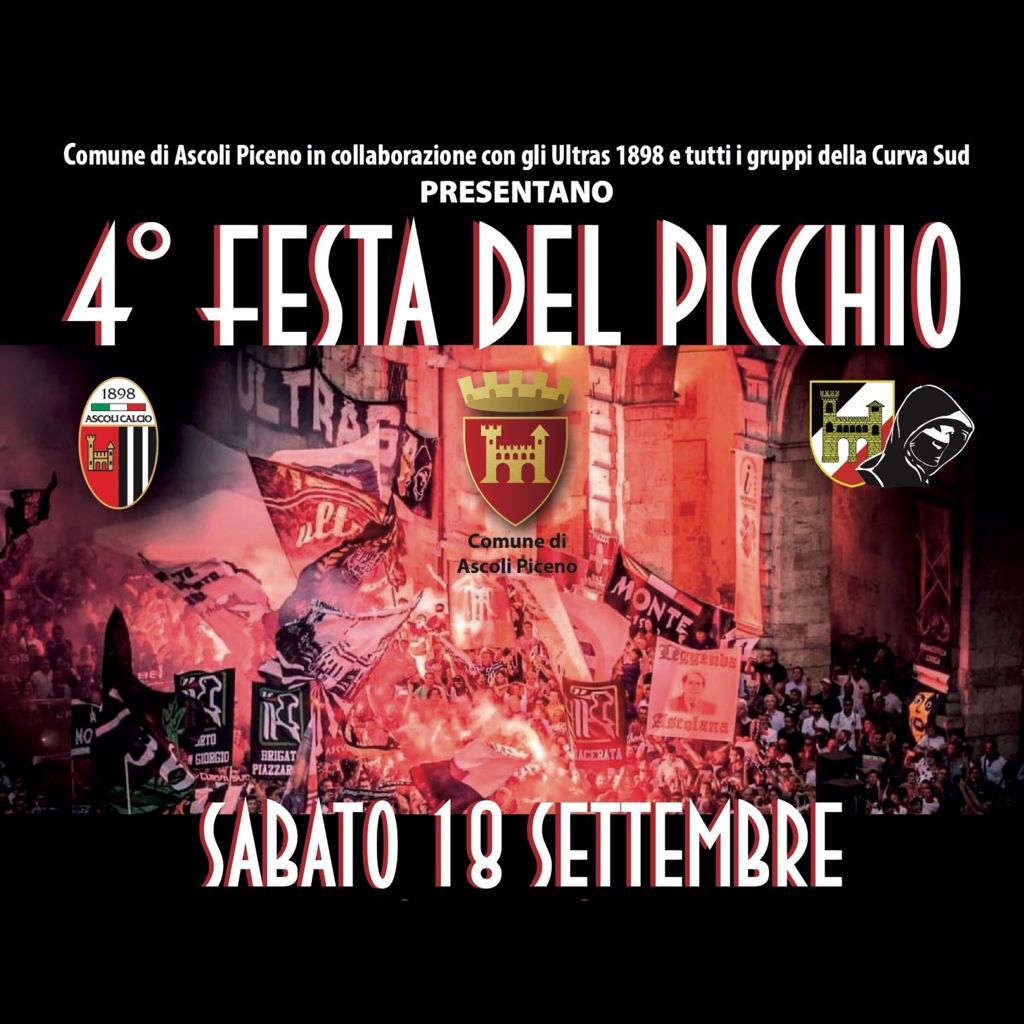 4^ festa del Picchio sabato in Piazza Arringo con la prima squadra.