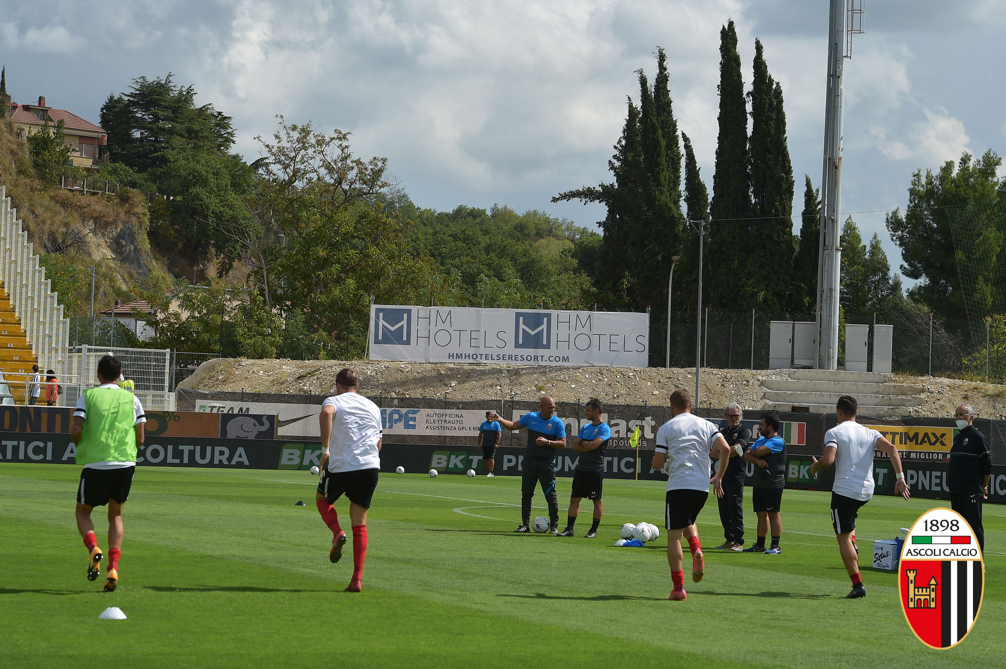 Ascoli allenamento del duca