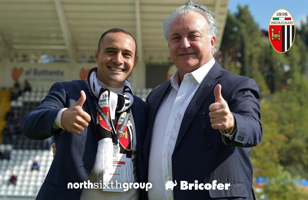 La North Sixth Group acquisisce il 31% dell’Ascoli Calcio.