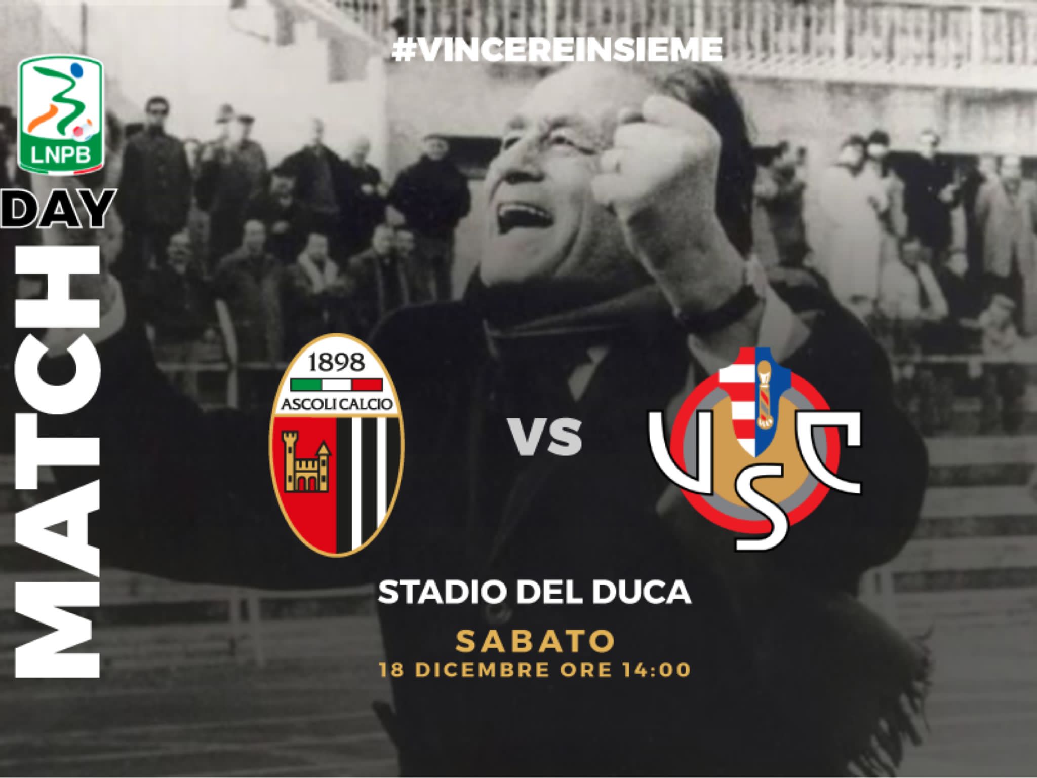#ASCCRE ASCOLI-CREMONESE 1-4