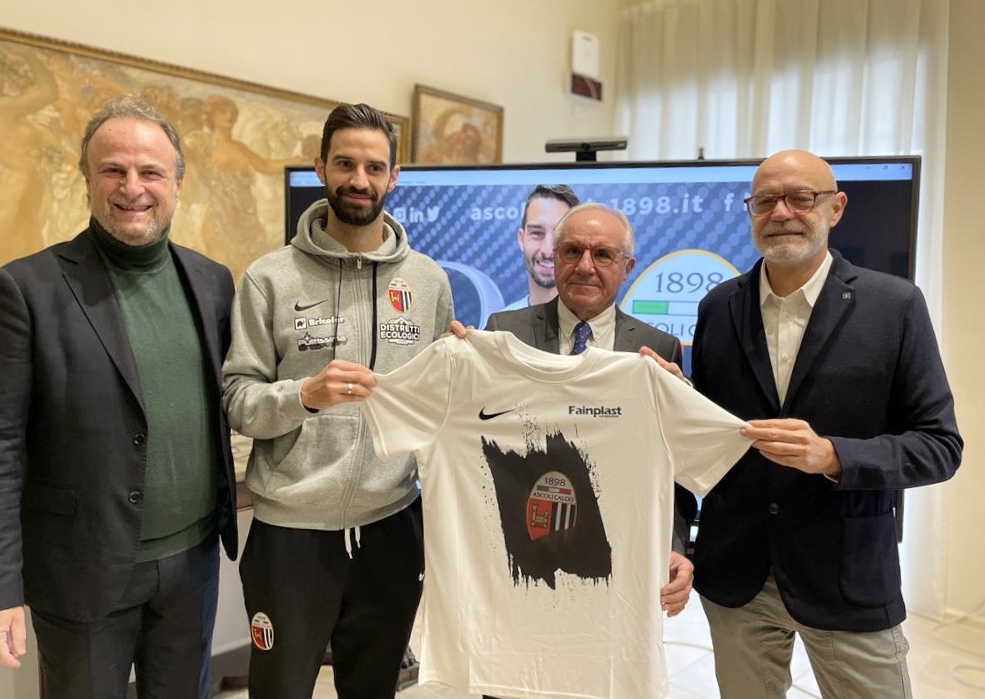 Ascoli Calcio, Fainplast, Comune di Ascoli: presentata l’iniziativa per gli studenti delle scuole della città.