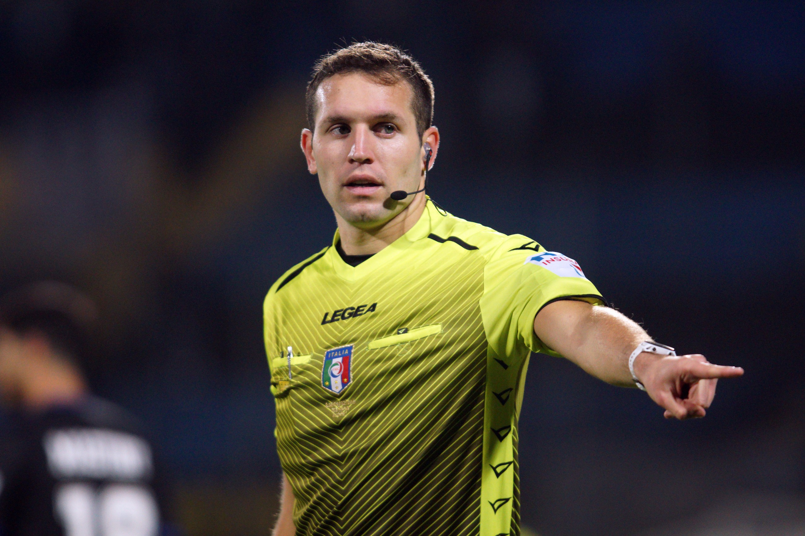 Designato Marcenaro di Genova per Ascoli-Perugia.