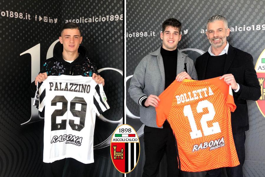 #Calciomercato: primo contratto per Luca Bolletta e Filippo Palazzino