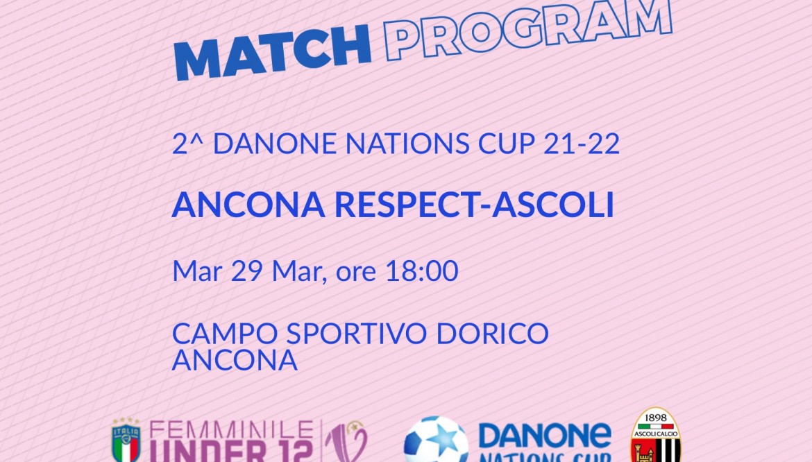 DANONE NATIONS CUP: IL PROGRAMMA DELLA 2^ GIORNATA