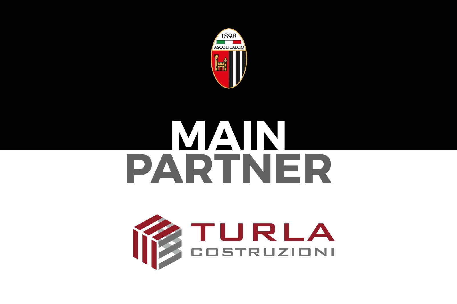Turla Costruzioni main partner: la soddisfazione del DG Verdone e del titolare dell’azienda Turla.