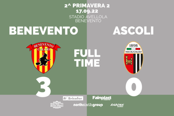 PRIMAVERA 2 | BENEVENTO-ASCOLI 3-0