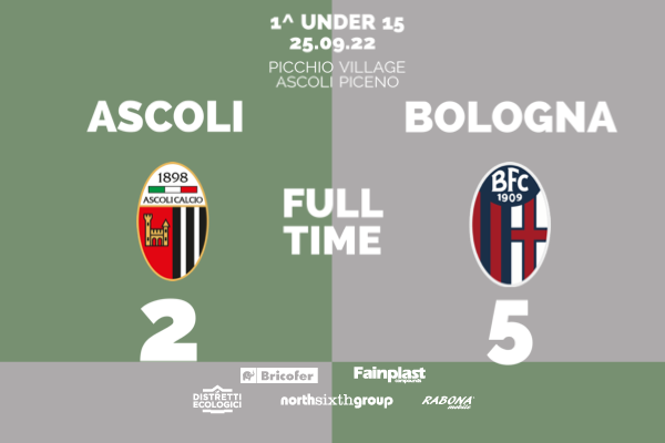 UNDER 15 | ASCOLI-BOLOGNA 2-5