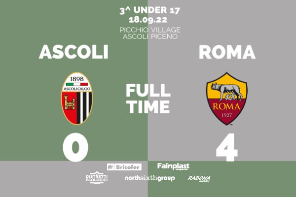 UNDER 17 |  ASCOLI-ROMA 0-4