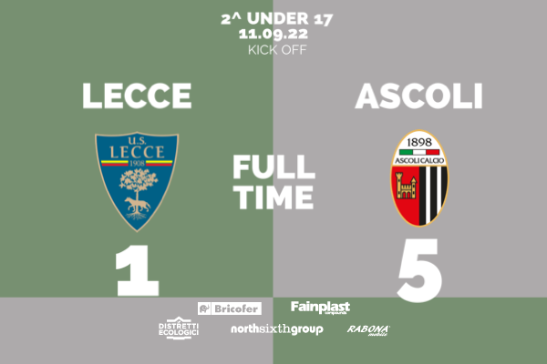 UNDER 17 | LECCE-ASCOLI 1-5