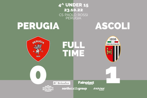 UNDER 15 | PERUGIA-ASCOLI 0-1