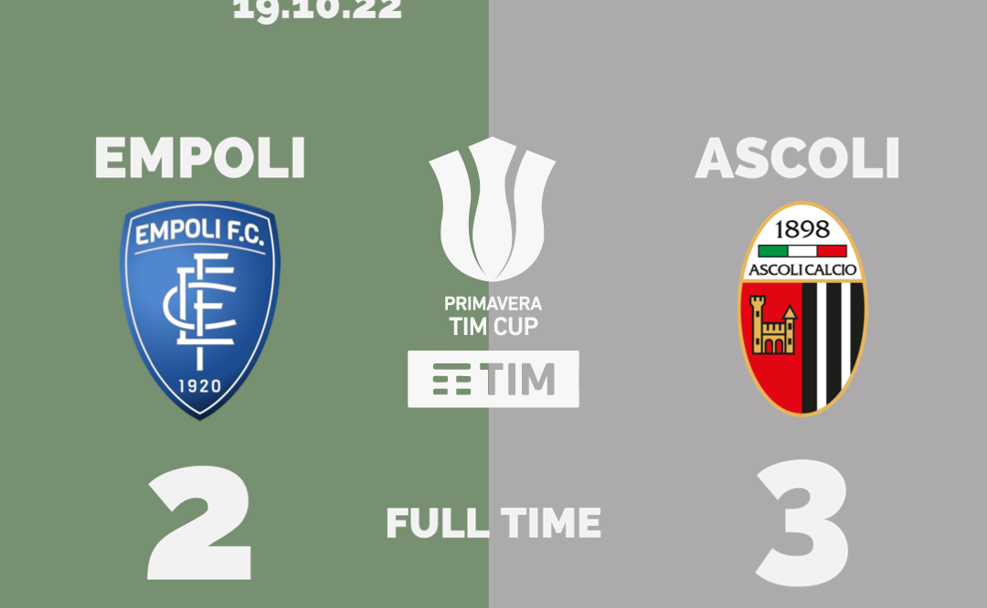 COPPA ITALIA PRIMAVERA | EMPOLI-ASCOLI 2-3