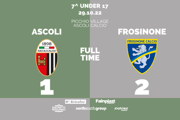 UNDER 17 | ASCOLI-FROSINONE 1-2