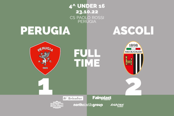 UNDER 16 | PERUGIA-ASCOLI 1-2