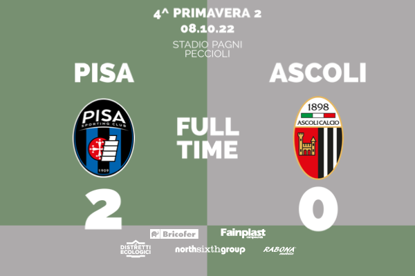 PRIMAVERA 2 | PISA-ASCOLI 2-0