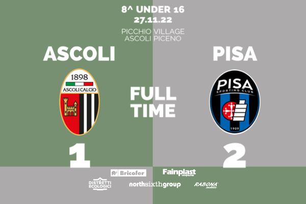 UNDER 16 | ASCOLI-PISA 1-2