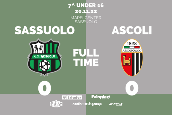 UNDER 16 | SASSUOLO-ASCOLI 0-0