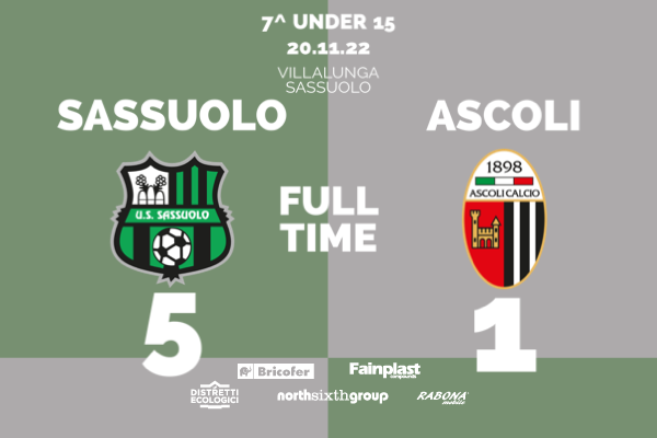 UNDER 15 | SASSUOLO-ASCOLI 5-1