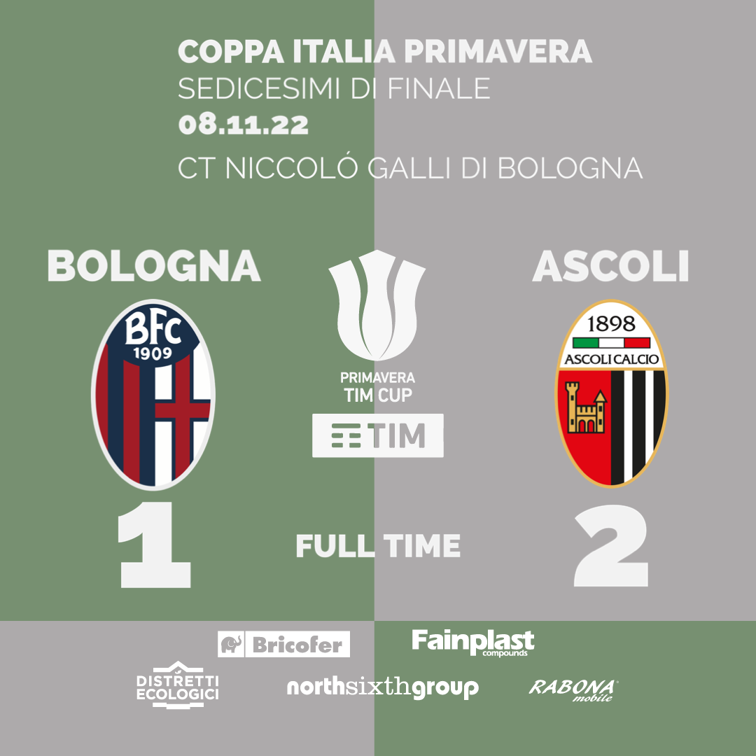 PRIMAVERA TIM CUP | BOLOGNA-ASCOLI 1-2