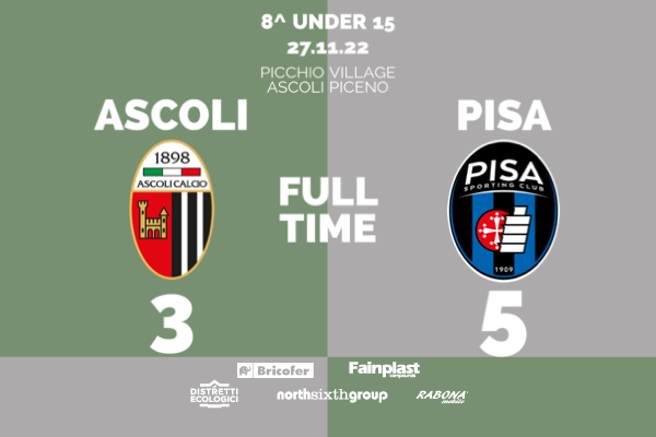 UNDER 15 | ASCOLI-PISA 3-5