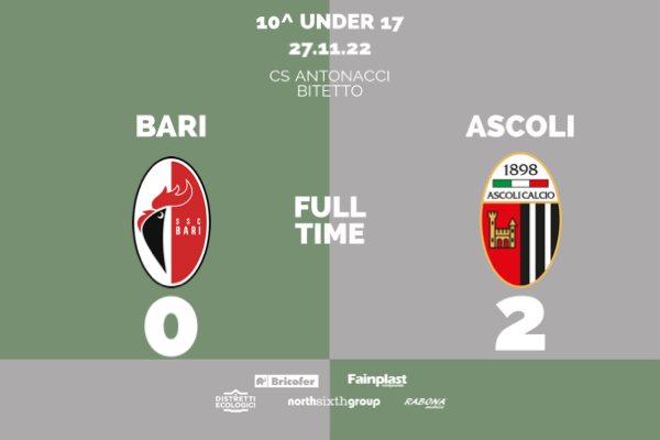 UNDER 17 | BARI-ASCOLI 0-2