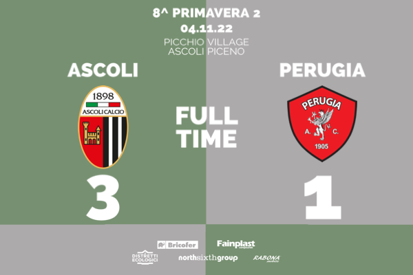 PRIMAVERA 2 | ASCOLI-PERUGIA 3-1