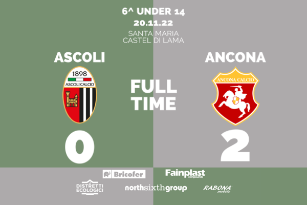 UNDER 14 | ASCOLI-ANCONA 0-2