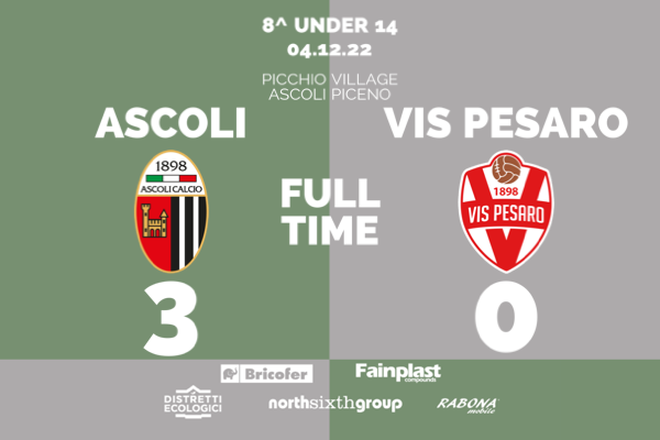 UNDER 14 | ASCOLI-VIS PESARO 3-0