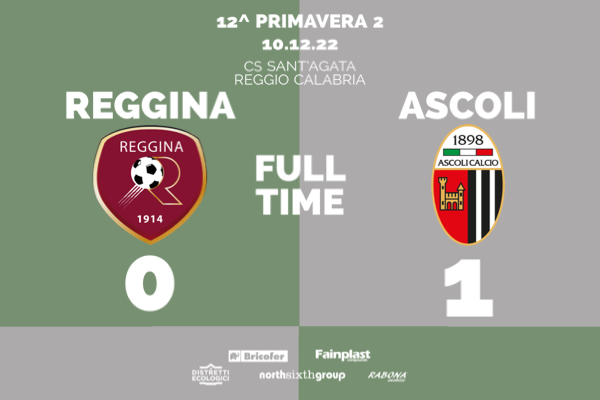 PRIMAVERA 2 | REGGINA-ASCOLI 0-1