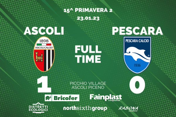 PRIMAVERA 2 | ASCOLI-PESCARA 1-0