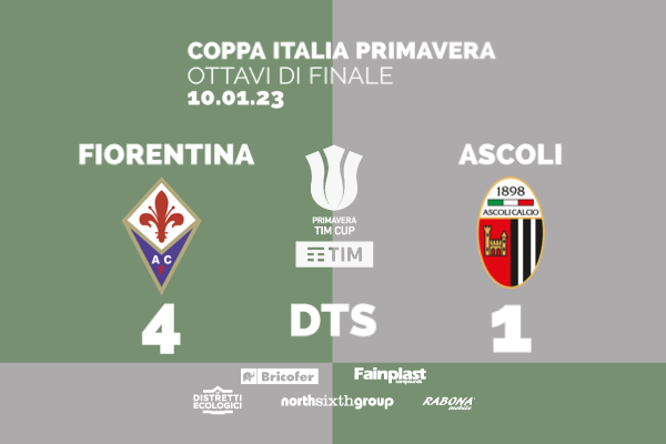 OTTAVI DI FINALE PRIMAVERA TIM CUP | FIORENTINA-ASCOLI 4-1