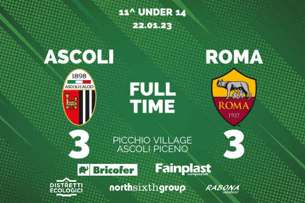 UNDER 14 | ASCOLI-ROMA 3-3