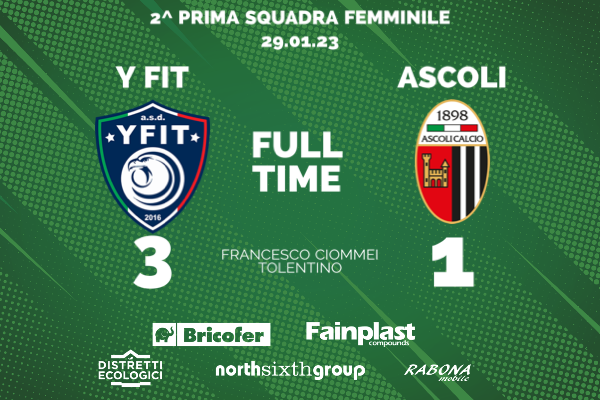 PRIMA SQUADRA FEMMINILE | Y FIT-ASCOLI 3-1