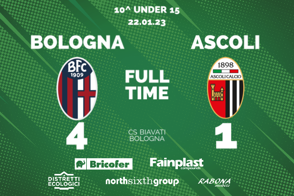 UNDER 15 | BOLOGNA-ASCOLI 4-1