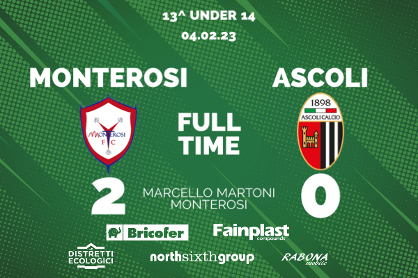 UNDER 14 | MONTEROSI-ASCOLI 2-0