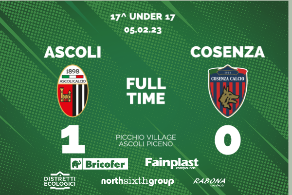 UNDER 17 | ASCOLI-COSENZA 1-0