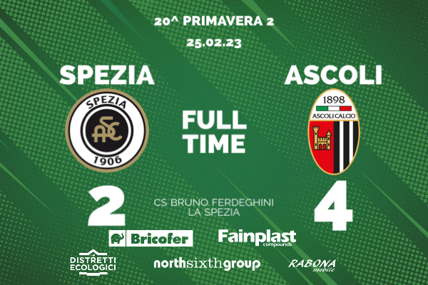 PRIMAVERA 2 | SPEZIA-ASCOLI 2-4