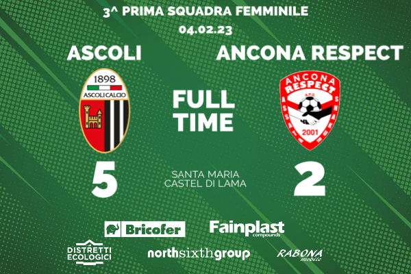 PRIMA SQUADRA FEMMINILE | ASCOLI-ANCONA RESPECT 5-2