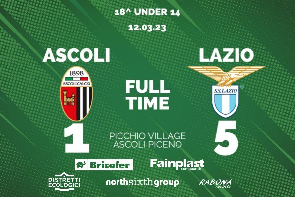 UNDER 14 | ASCOLI-LAZIO 1-5