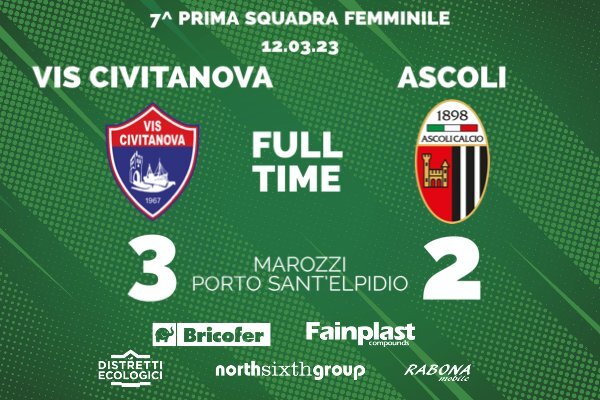 PRIMA SQUADRA FEMMINILE | VIS CIVITANOVA-ASCOLI 3-2