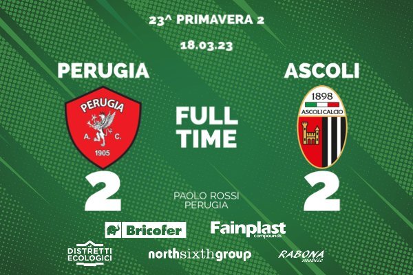 PRIMAVERA 2 | PERUGIA-ASCOLI 2-2