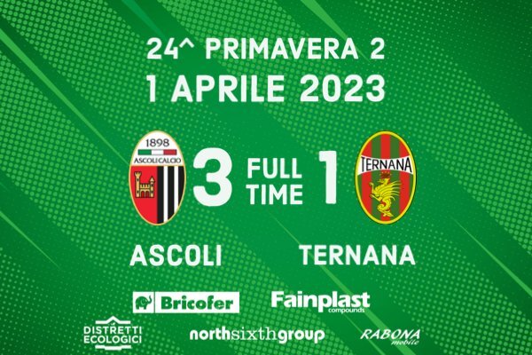 PRIMAVERA 2 | ASCOLI-TERNANA 3-1