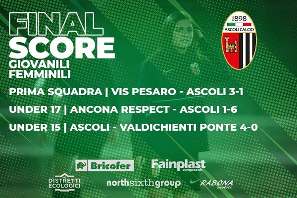 ASCOLI CALCIO FEMMINILE | I RISULTATI DEL WEEKEND