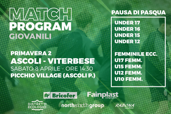 SETTORE GIOVANILE | MATCH PROGRAM