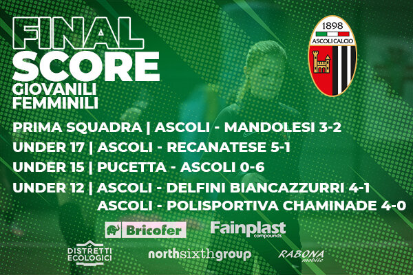 ASCOLI CALCIO FEMMINILE | I RISULTATI DEL WEEKEND