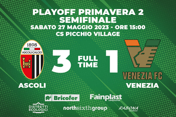 PLAYOFF PRIMAVERA 2 | ASCOLI-VENEZIA 3-1