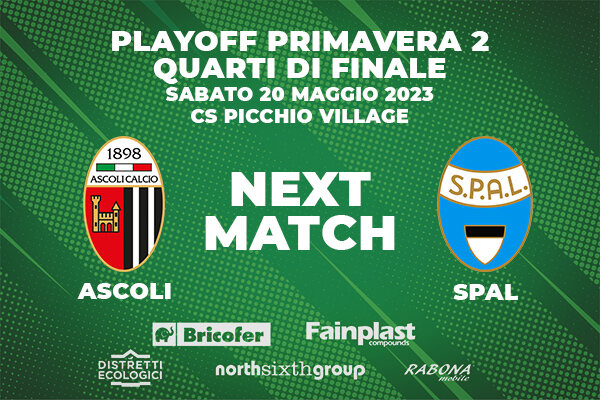 Ascoli-SPAL è il quarto di finale dei playoff di Primavera 2