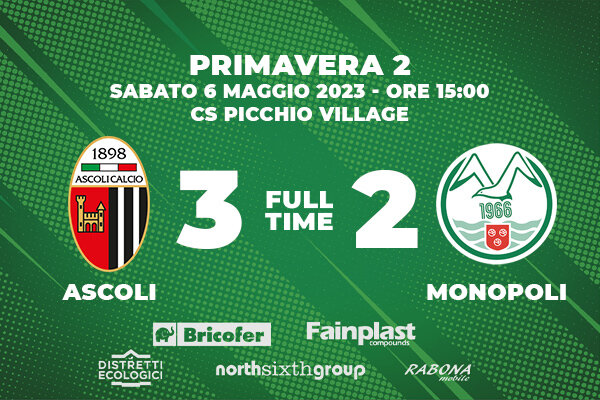 PRIMAVERA 2 | ASCOLI-MONOPOLI 3-2