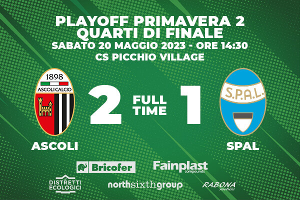 PLAYOFF PRIMAVERA 2 | ASCOLI-SPAL 2-1