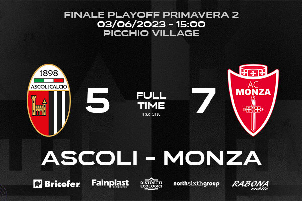 PLAYOFF PRIMAVERA 2 | ASCOLI-MONZA 5-7 d.c.r.